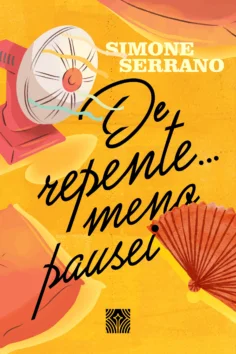 Capa do livro De repente… menopausei, de Simone Serrano Silva Prado