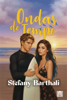Capa do livro Ondas do tempo, de Stefany Barthali