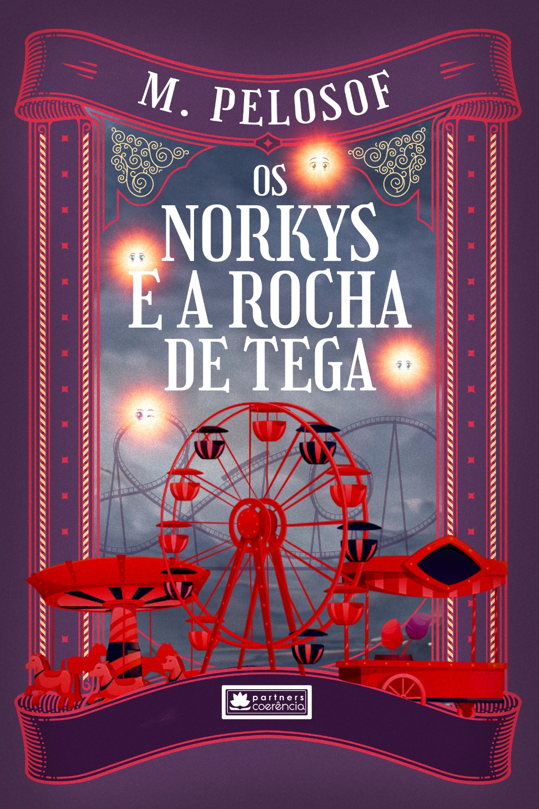Capa do livro Os Norkys e a rocha de Tega - Livro 1, de M. Pelosof