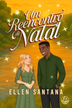 Capa do livro Um reencontro de natal, de Ellen Santana